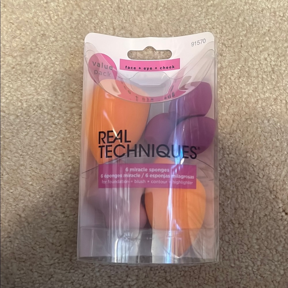 Real Techniques Orange and Purple Cell Phone Accessories